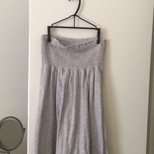 Anthropologie Cotton Grey Skirt Dress, Sz M